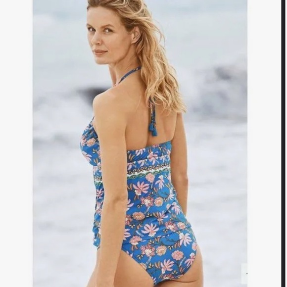 NEW Nanette Lepore Polynesian Floral Tankini Bikini - Picture 4 of 6